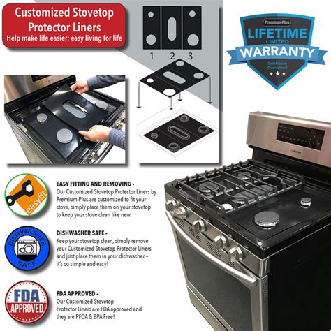 frigidaire gas stove liners